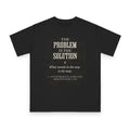 Permaculture Philosophy design on natural organic cotton t-shirt by Emogine — GOTS-certified regenerative agriculture apparel