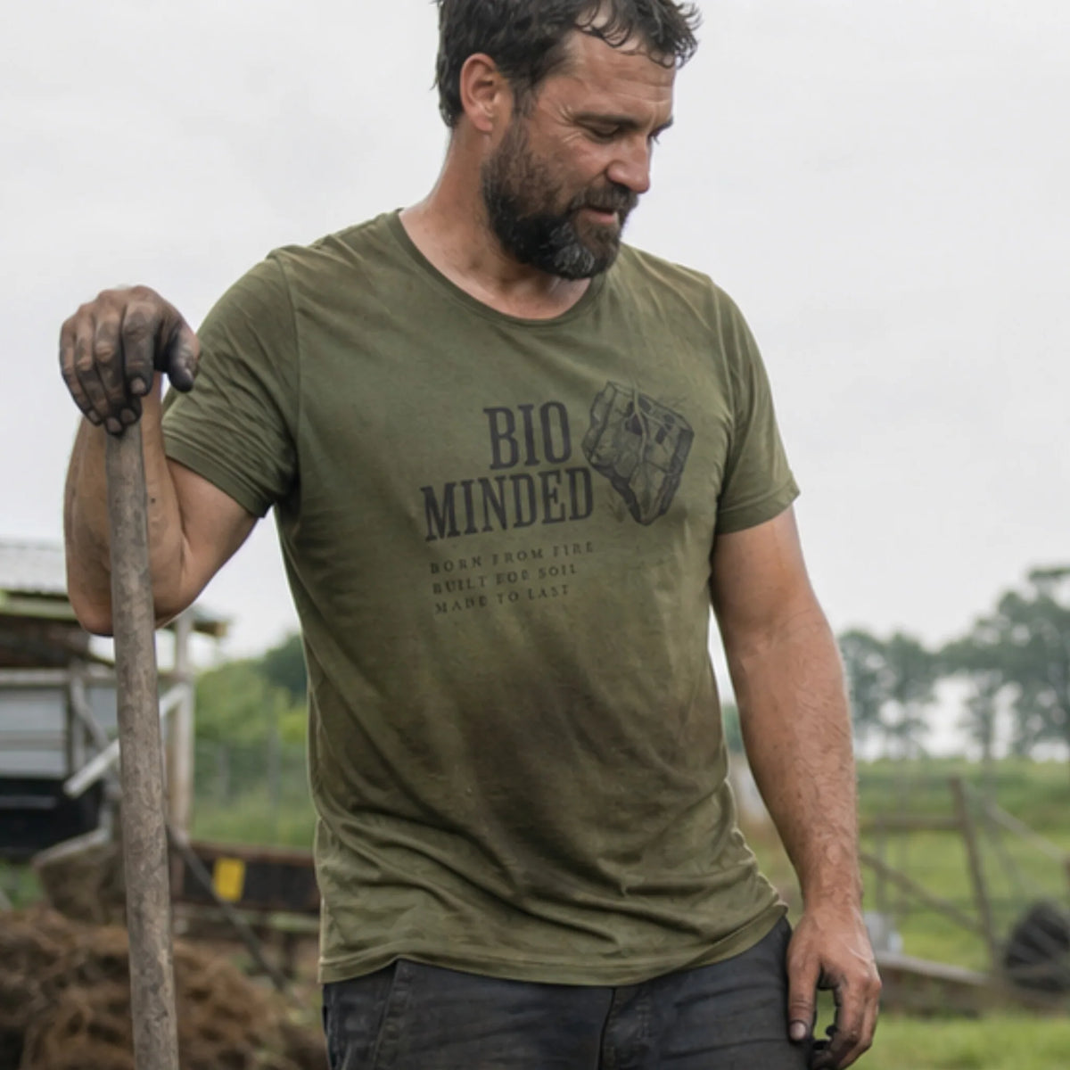 Biochar T-Shirt | Regenerative Agriculture & Soil Health